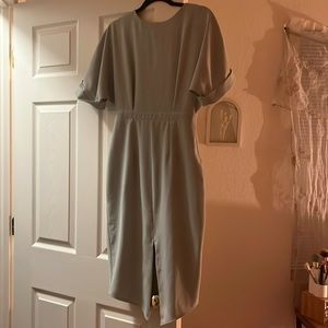Woman’s dress mint green